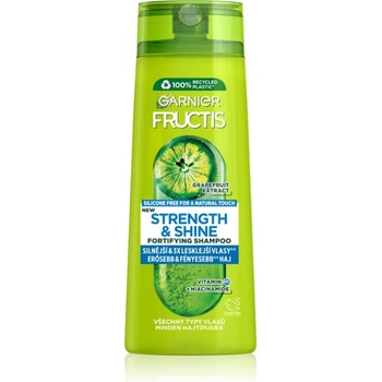 Image 1 of Garnier Fructis Strength & Shine шампоан за подсилване и блясък на косата 400ml
