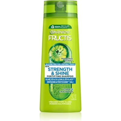 Garnier Fructis Strength & Shine шампоан за подсилване и блясък на косата 400ml