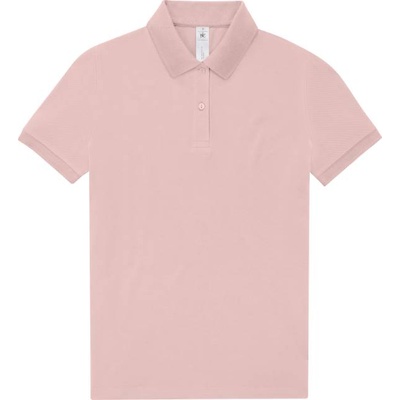 B&C Collection B&C MY POLO 210 / Дамска поло тениска от пике от тежък памук - розово, размер L (01W463zd703)