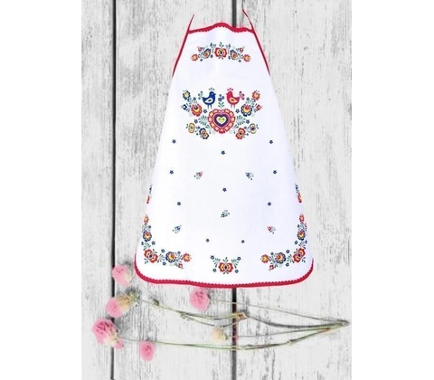 Forbyt zástera folklór červená