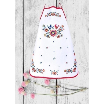 Forbyt zástera folklór červená