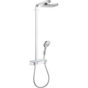 Hansgrohe Raindance Select E - Showerpipe 300 душ комплект с термостат, 2 струи, EcoSmart 9 л/мин, хром 27283000 (27283000)