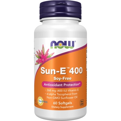 Now Foods Vitamin E-400 Sun-E 60 kapsúl