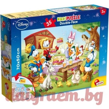 Lisciani Пъзел lisciani 48199 - 35 части - Мики Маус, двулицев пъзел (li48199)