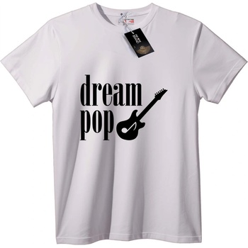 NOONEBRAND Тениска Мечтово Поп Музика - XL, White