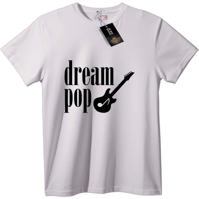 NOONEBRAND Тениска Мечтово Поп Музика - XL, White