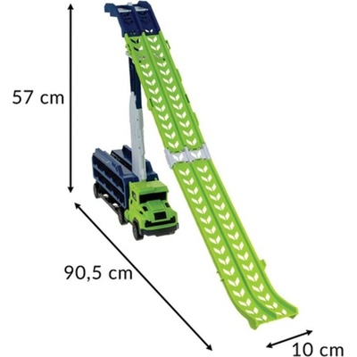 ISO 26527 Nákladní TIR s garáží a skluzavkou + 6 autíček