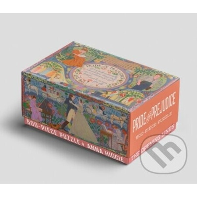 Pride & Prejudice The Opening Lines A 500 dílků Jigsaw for Adults Premium Quality Beautiful Design For Jane Austen Fans