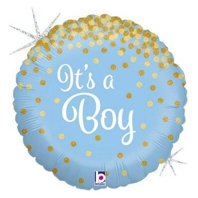 Grabo Kruh It´s a Boy 18" 46 cm fóliový balónik nafukovací