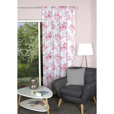HOME WOHNIDEEN hotový závěs 85541 NAIRA 6305 malina 245x140 cm (v x s)