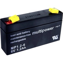 Multipower PB-6-1,2-4,8 MP1,2-6 6V 1.2Ah