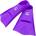 BornToSwim junior short fins purple m