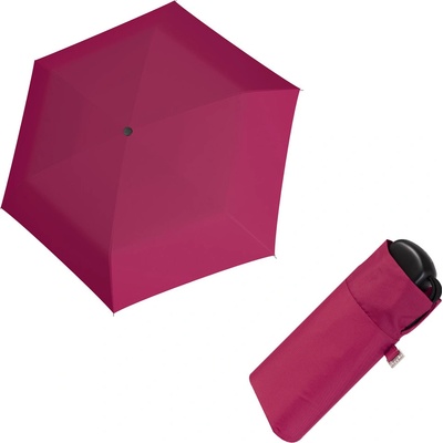 Doppler Handy Fiber 27 dámský skládací mini deštník šedý