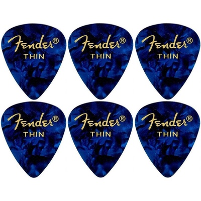 Fender 351 Shape Premium 6 Перце за китара (198-0351-702-6PACK-SET)