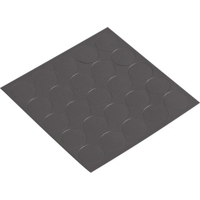 Krytka samolepiaca 14 mm 25 ks antracit