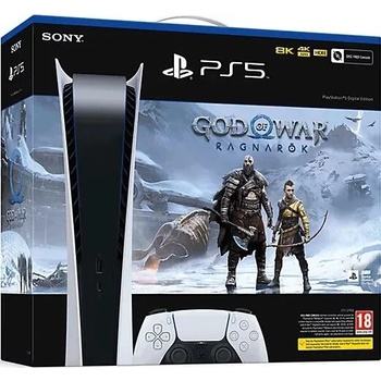Sony PlayStation 5 (PS5) Digital Edition + God of War Ragnarök