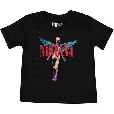 ROCK OFF детска тениска Nirvana - Angelic - ROCK OFF - NIRVTS02BB