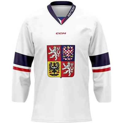 Střída FAN ČR EHT biela tmavo modrá