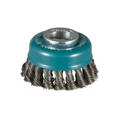 MAKITA miskovitý kartáč z ocelového drátu-splétaný drát průměr 0,5 mm X-LOCK 80 mm D-73380