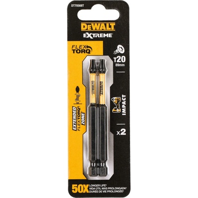 Skrutkovací nástavec T20 85 mm (2ks) DEWALT DT70568T