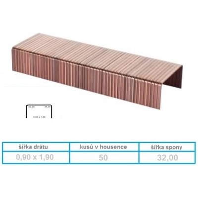 Spony 387/32 - 18 mm Cu