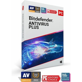 Bitdefender Antivirus Plus 1 lic. 12 mes.