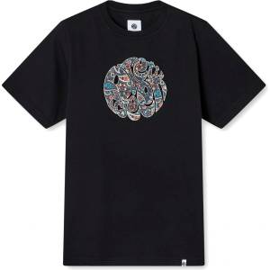Pretty Green Тениска Pretty Green Men's Wonderwall Logo Regular Fit T-Shirt - Black