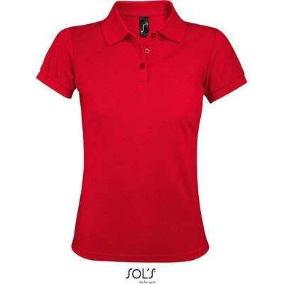 SOL'S Prime Women Dámske polo červená