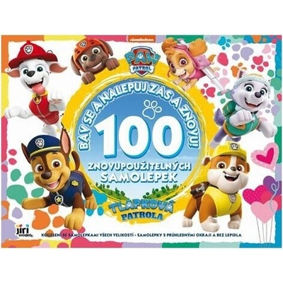 Jiri Models 2746-9 Paw Patrol Labková patrola 100 samolepiek