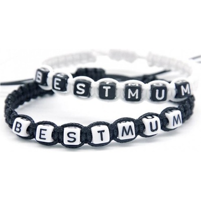 Prosperk náramek Nejlepší máma Best mum Bílá 13380/BIL