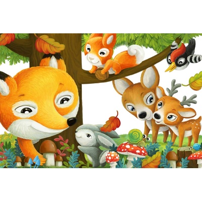 DIMEX ART Флизелинов фототапет горски приятели 375 x 250 см