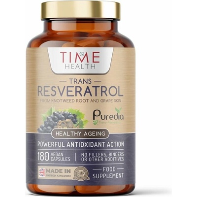 Time Health Trans Resveratrol Premium Puredia 180 kapslí
