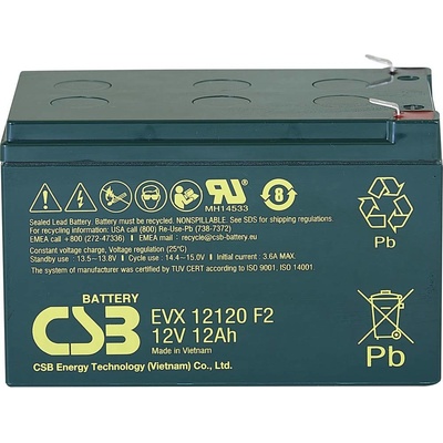 CSB EVX12120 F2 12V 12Ah