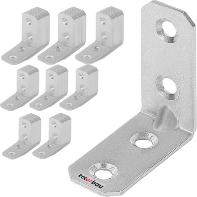 Kotarbau Tesařský úhelník 35x35x16 stříbro 50 ks