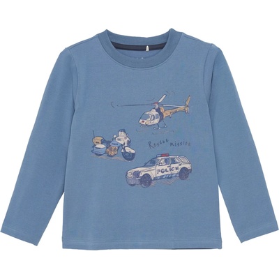 Minymo Детска блуза с дълъг ръкав Minymo Kid's T-Shirt L/S Longsleeve - China Blue - размер 92 (EU) (704-5407-0612)