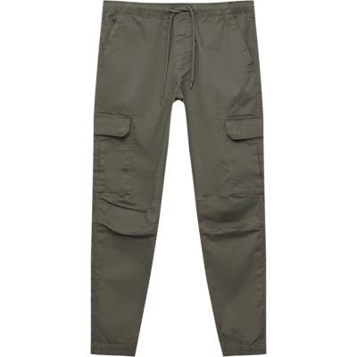 Pull&Bear Карго панталон зелено, размер S