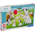 Clementoni Пъзел Clementoni от 24 части - 101 далматинци (24245) - ozone