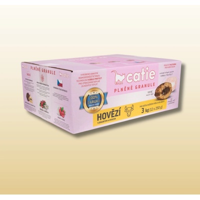 CATIE plněné granule HOVĚŽÍ 3 kg