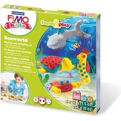 FIMO Комплект глина Staedtler Fimo Kids, 4x42g, Sea World (23850-А-SEA WORLD)