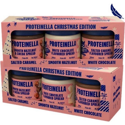 HealthyCO Vánoční box proteinella 3 x 200 g