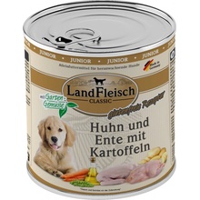 LandFleisch Adult Classic Junior kuřecí kachna a brambory 6 x 800 g