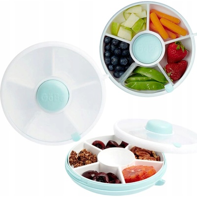 Gobe Nádoba na desiatu Snack Spinner Macaron Blue