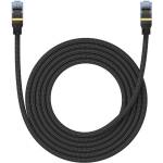 Baseus Мрежов кабел Baseus RJ45, Cat. 7, 10Gbps, 3 м B0013320B111-04 - черен (B0013320B111-04_VZ)