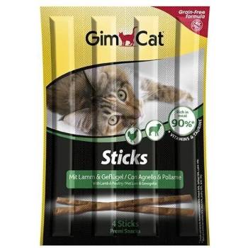 Image 1 of GimCat Sticks Саламени пръчици с агнешко и птиче месо 4 бр