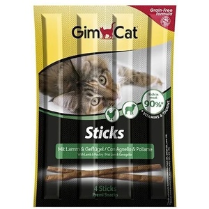 GimCat Sticks Саламени пръчици с агнешко и птиче месо 4 бр