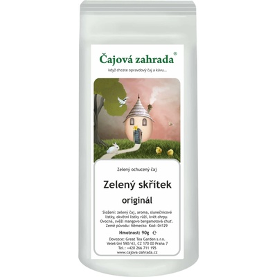 Čajová zahrada Zelený skřítek zelený ochucený čaj 1 kg