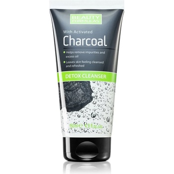 Beauty Formulas Charcoal почистващ гел с активен въглен за мазна и проблемна кожа 150ml