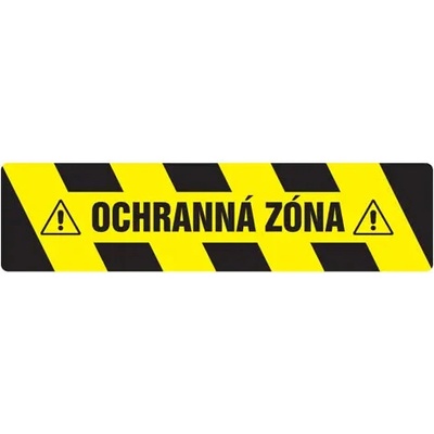 Podlahová značka - Ochranná zóna