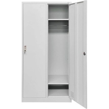 RFG Гардероб RFG, метален, двоен, 90 x 45 x 185 cm (4035180065)