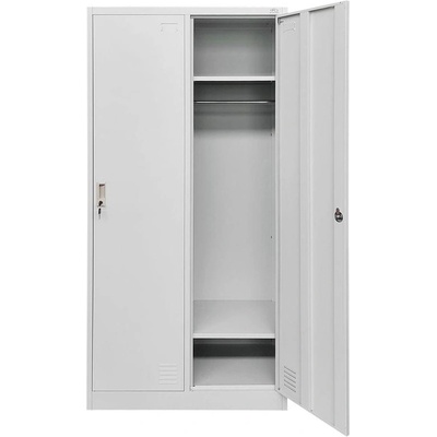 RFG Гардероб RFG, метален, двоен, 90 x 45 x 185 cm (4035180065)